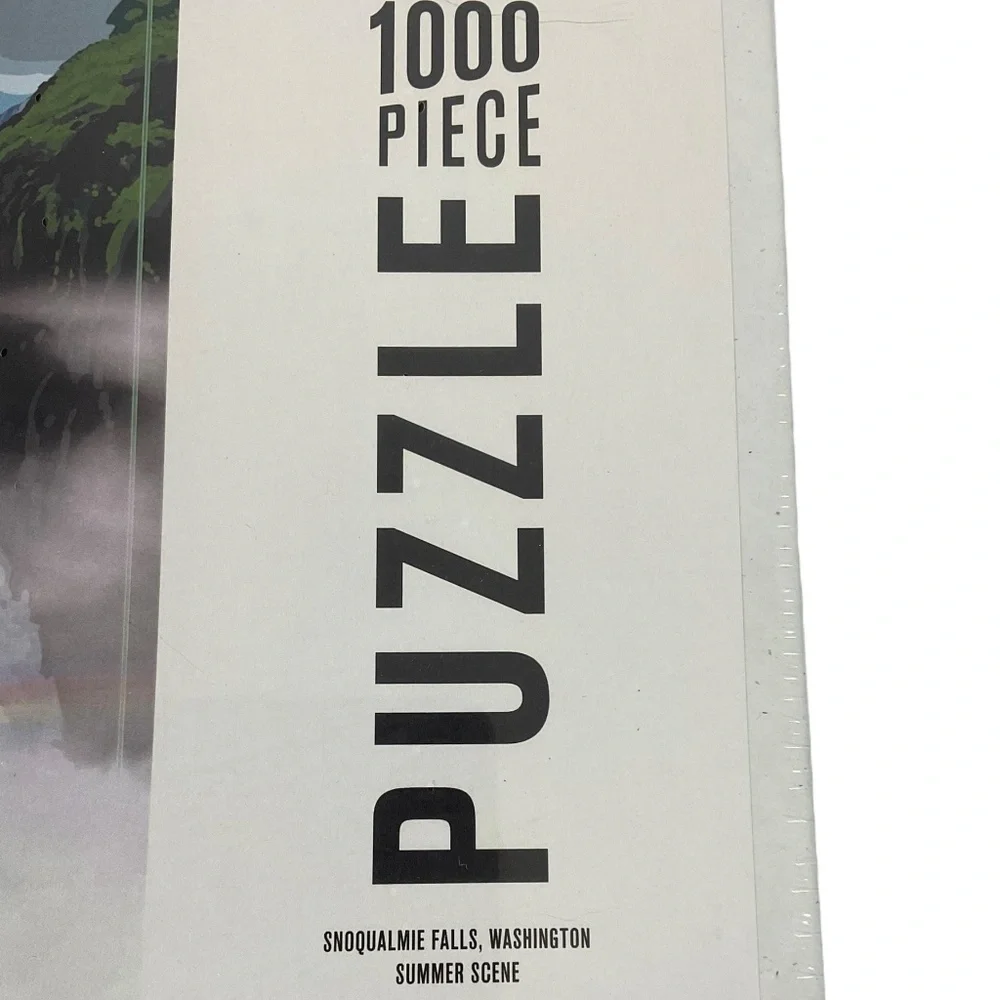 Lantern Press Snoqualmie Falls 1000 Piece Puzzle USA NEW sealed